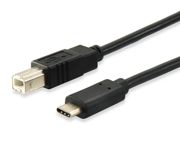 Druckeranschlusskabel USB-B auf USB-C 1m