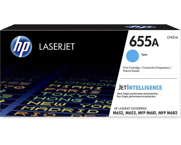 HP 655A Original-Toner CF451A Cyan