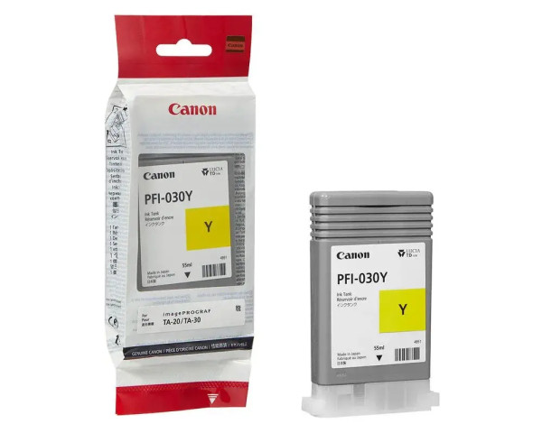 Canon PFI-030Y Yellow Original Druckerpatrone 55ml