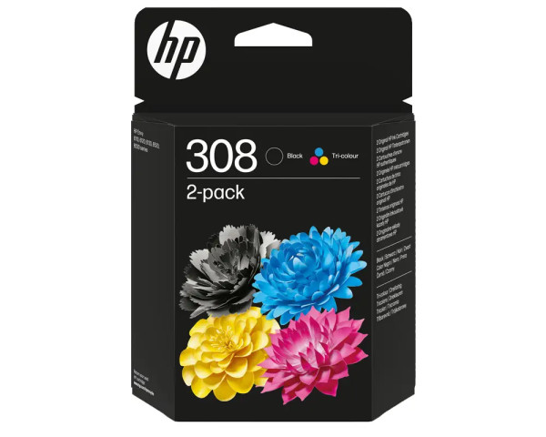 HP 308 Original Druckerpatronen Multipack Black + Color