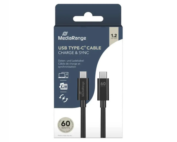 MediaRange MRCS213 USB-C Lade- und Datenkabel 60W